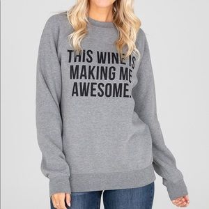 Wine is Awesome Sweater